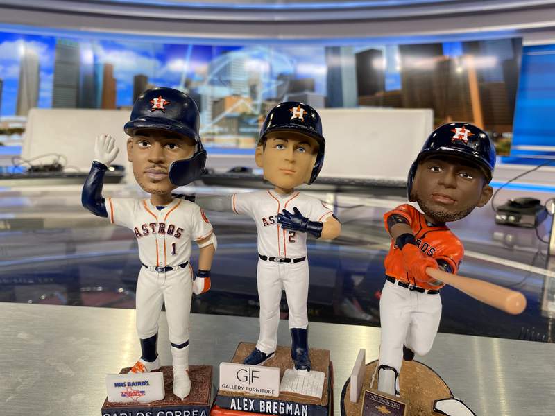Going back-to-back-to-back: Astros giving away three bobbleheads this weekend