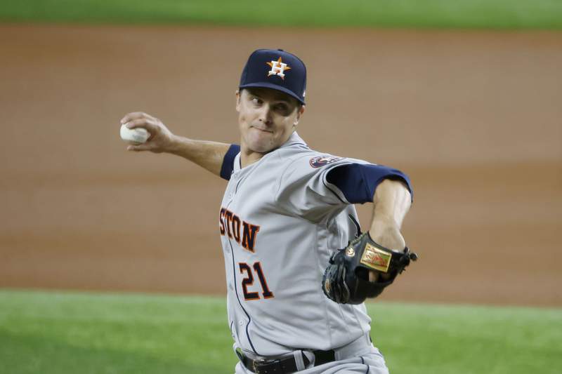 Astros’ Zack Greinke pitches two shutout innings rehabbing with Sugar Land Skeeters
