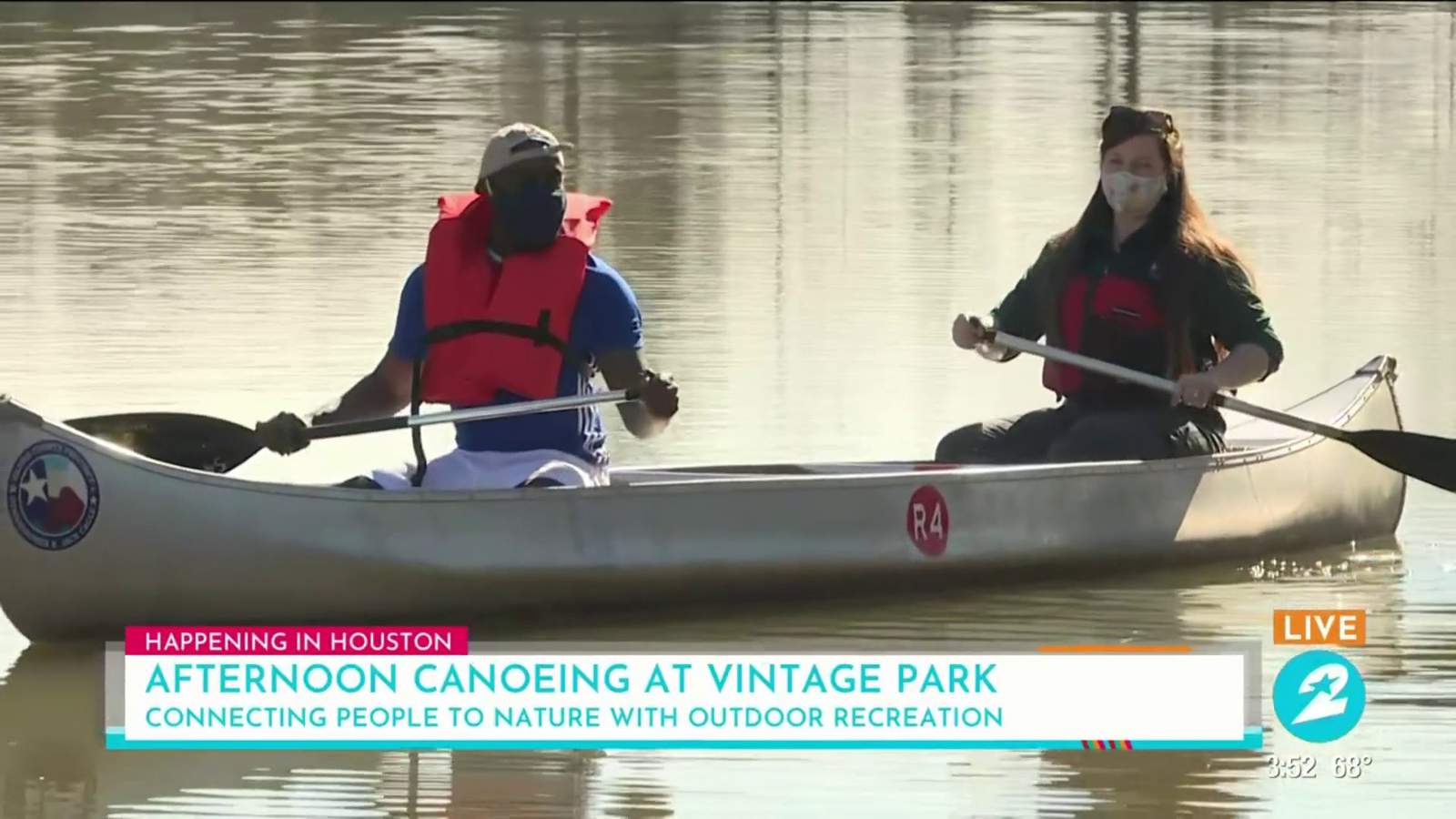 Free afternoon canoeing being offered at several Houston parks