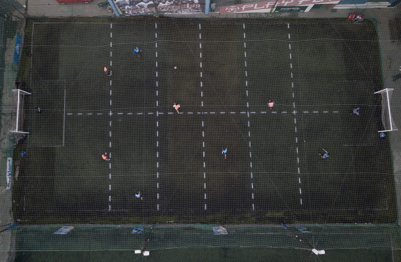 Human foosball: New form of soccer developed for pandemic