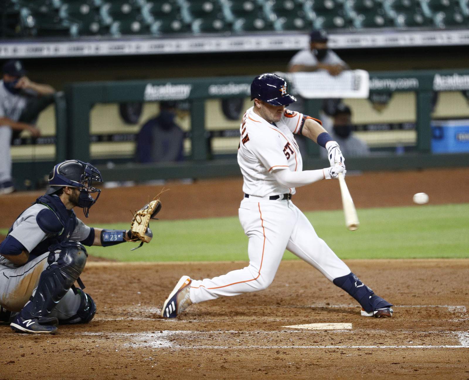 Alex Bregman’s 100th career home run Monday night was exactly 100 mph, MLB official says
