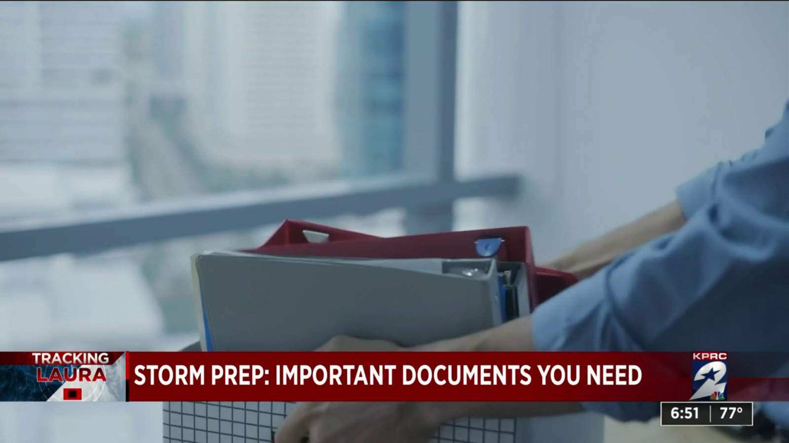 Here are some important documents you may need in case of storm damage