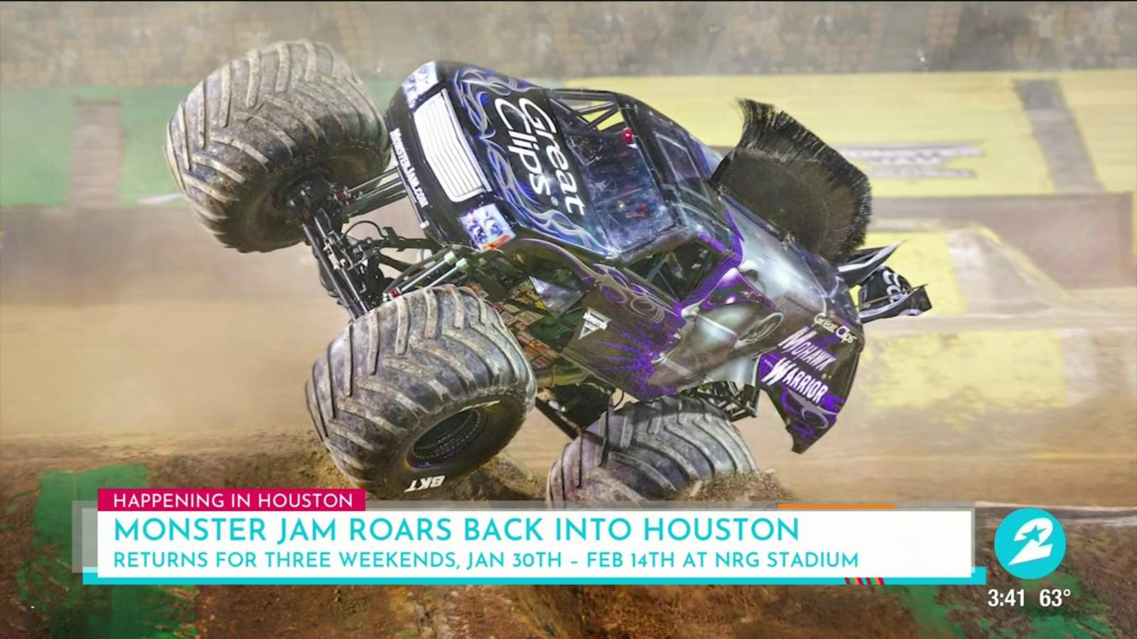 Monster Jam roars back into Houston for three high-octane weekends at NRG Stadium