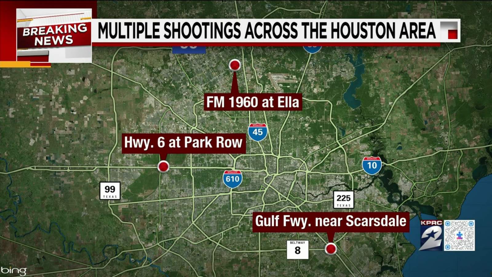 Violent start to holiday weekend with deadly shootings, crashes across Houston