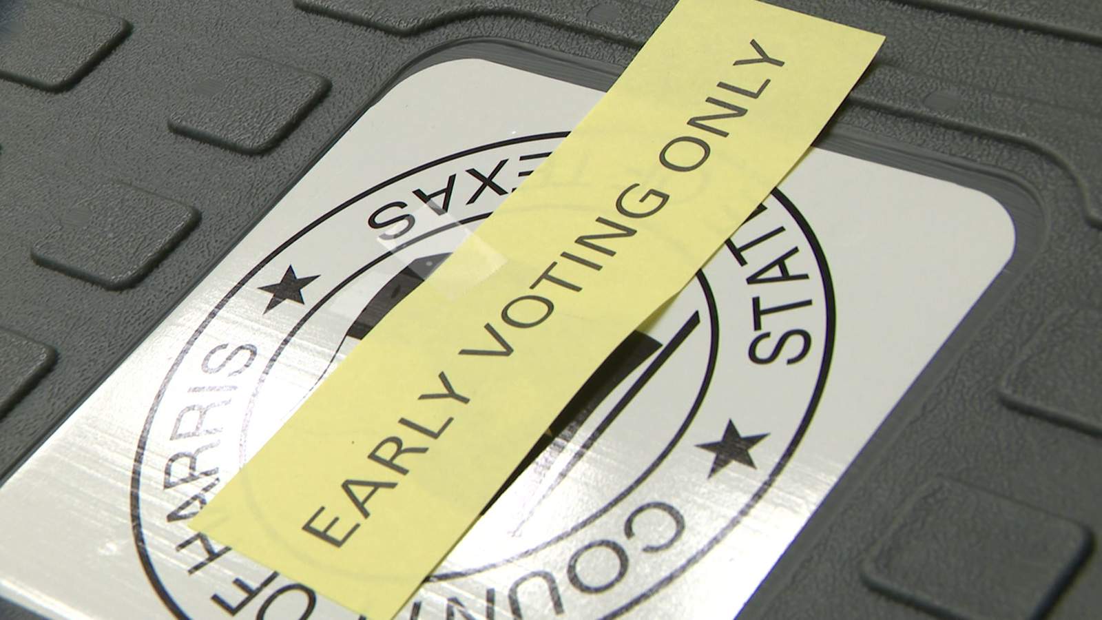 Ask 2: When does Harris County begin counting early-voting ballots?