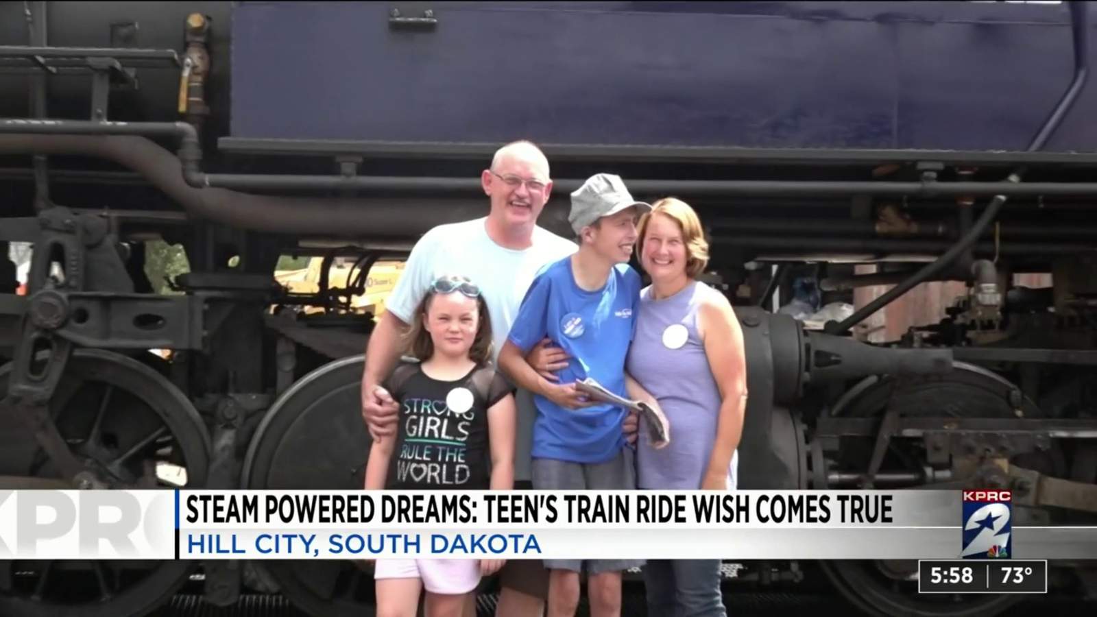 One Good Thing: Teens train ride a wish come true in South Dakota