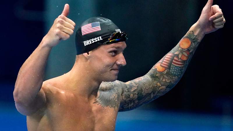 Swimming Day 9 roundup: Dressel captures third individual gold