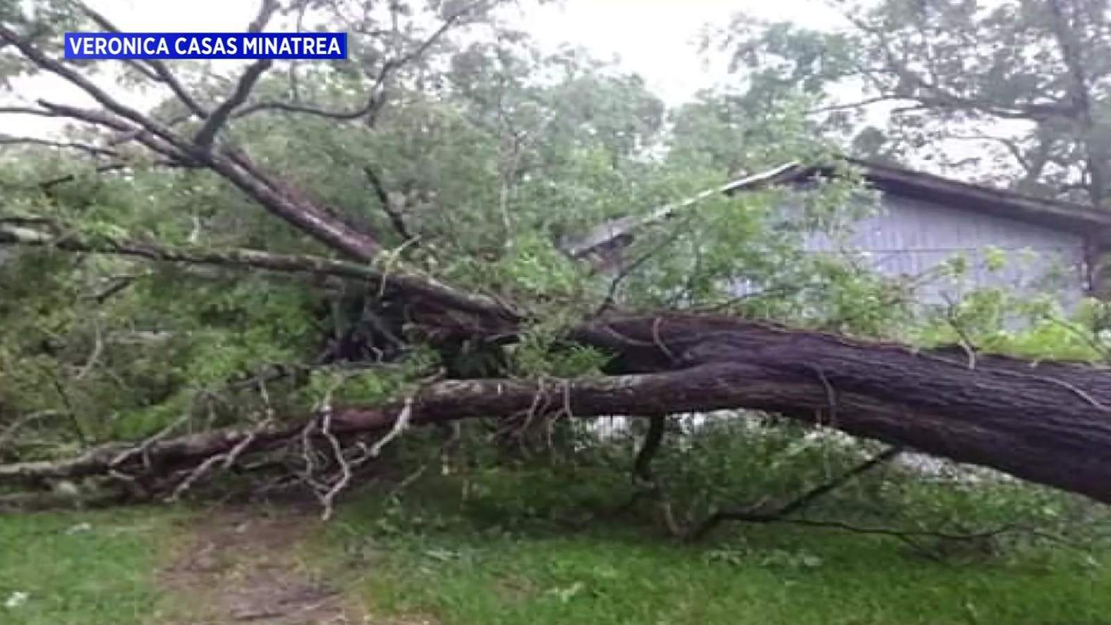 Thursday evening storms cause damage in Cypress, Crosby and Livingston