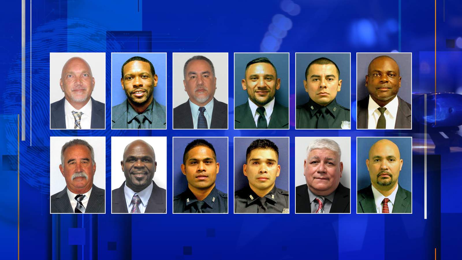 These are the 12 officers charged in Harding Street investigation