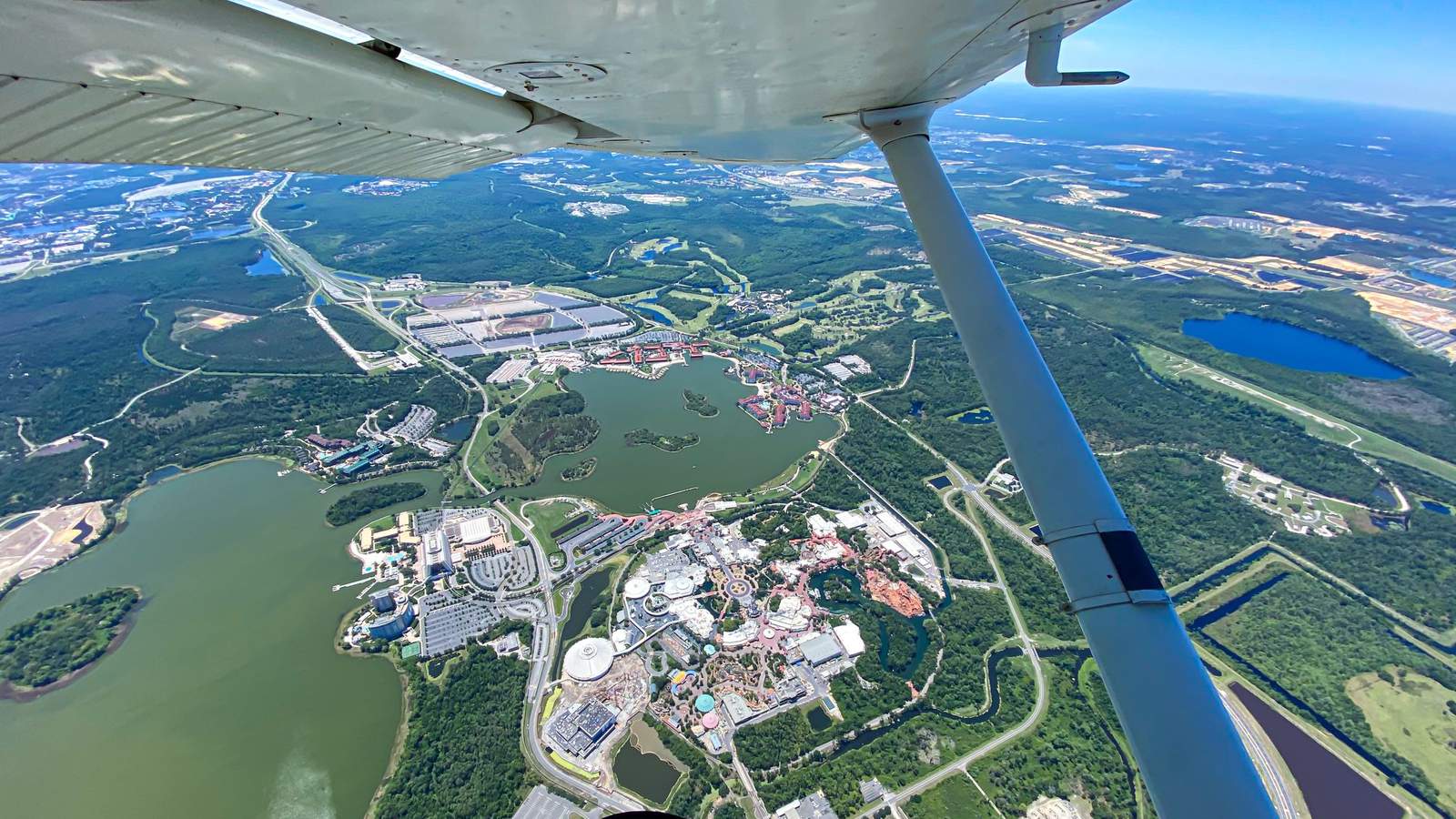 You can fly: Get a bird’s eye view into a deserted Walt Disney World