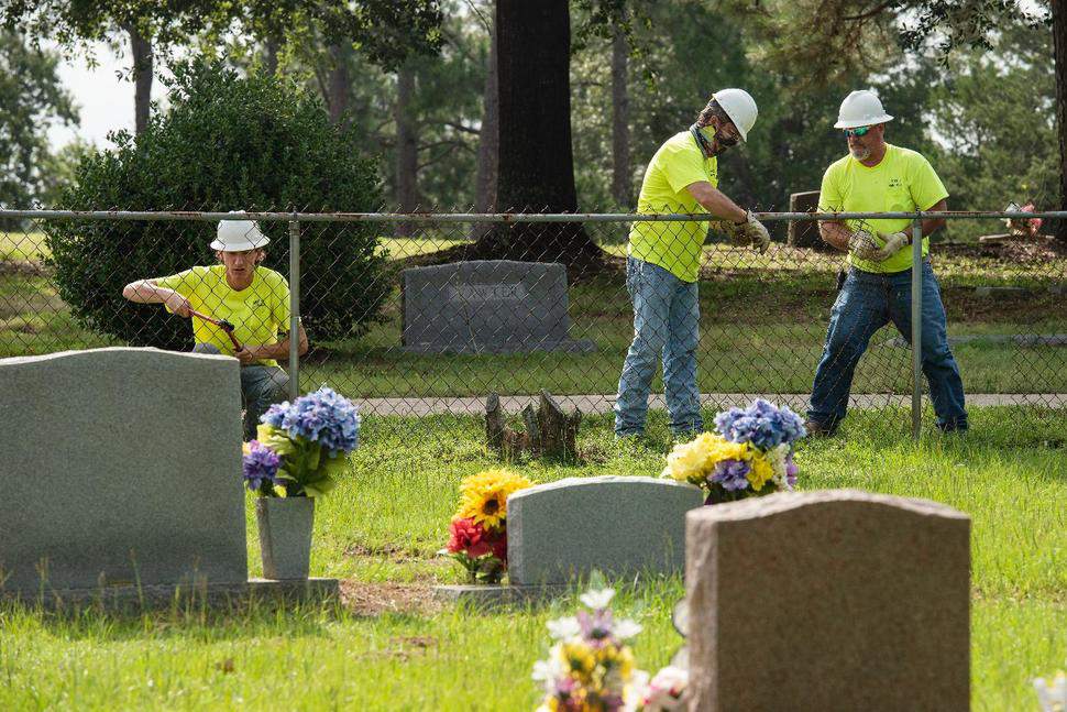 Texas town removes fence between white, Black cemeteries