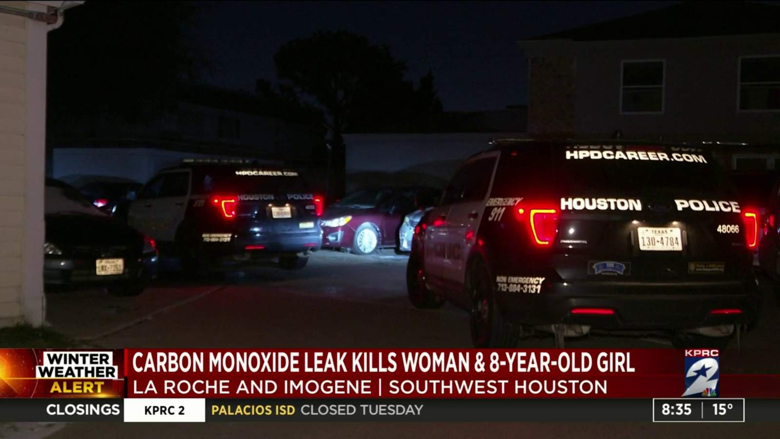 Carbon monoxide blamed for deaths of woman and child