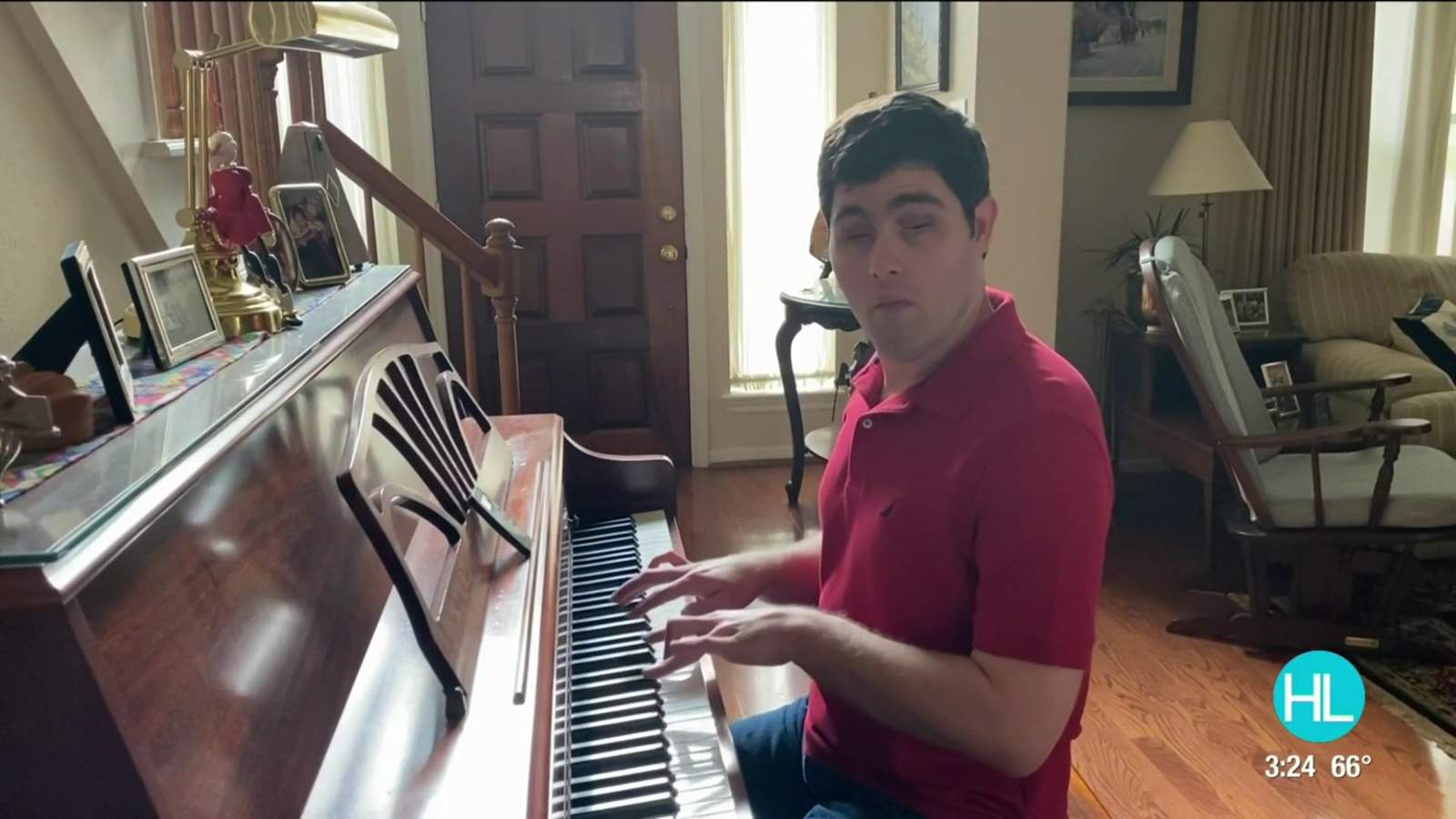 Houston man living with autism uses his musical talents for a good cause
