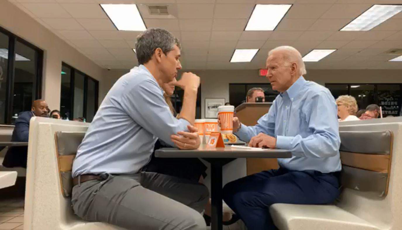 Beto O’Rourke takes Democratic candidate Joe Biden to Whataburger for true Texas experience