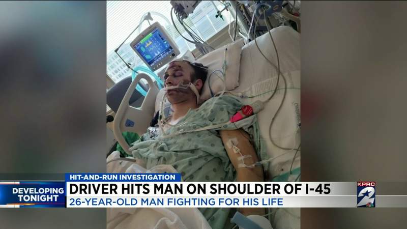 Family pleads for answers after man severely injured during hit-and-run crash on I-45 in Spring