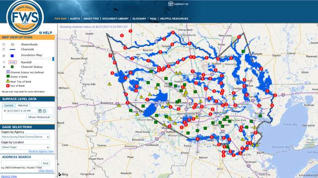 harris county flood plain map Here S How The New Inundation Flood Mapping Tool Works harris county flood plain map