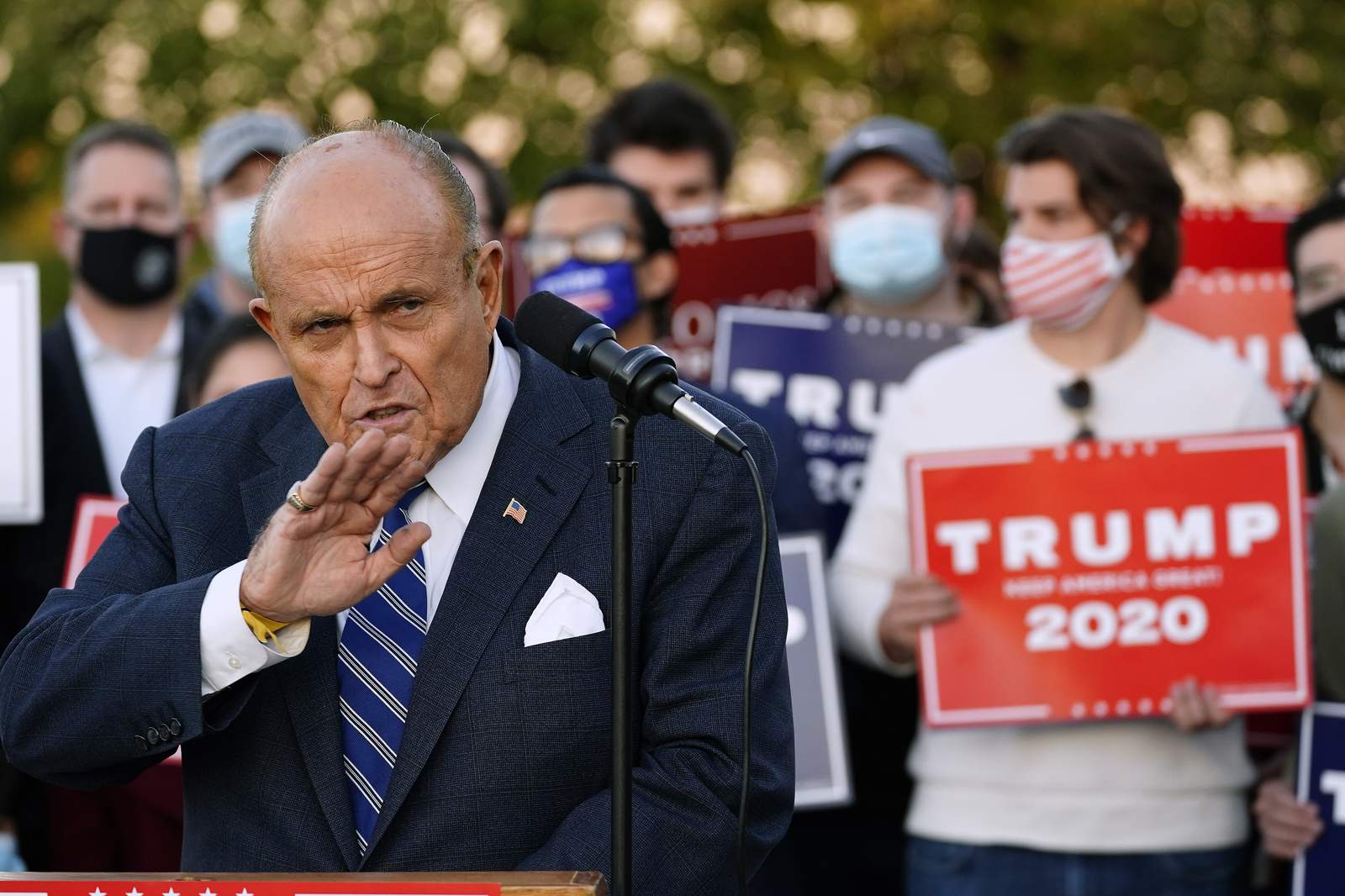 In court, Giuliani argues to block Biden win in Pennsylvania