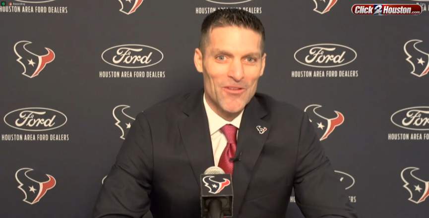 Newly appointed Texans GM Nick Caserio, Cal McNair meet with media