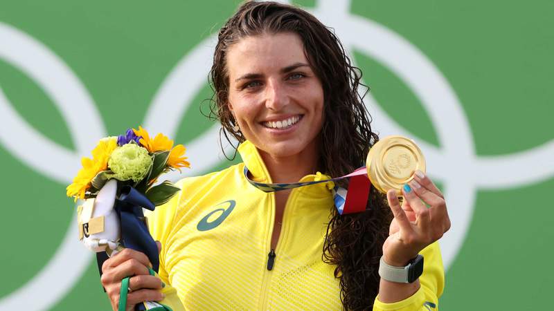 Aussie medalist finds condom offers added protection – for her kayak