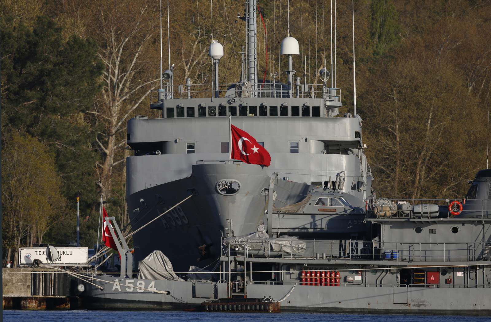 Turkey detains ex-admirals over statement on straits treaty